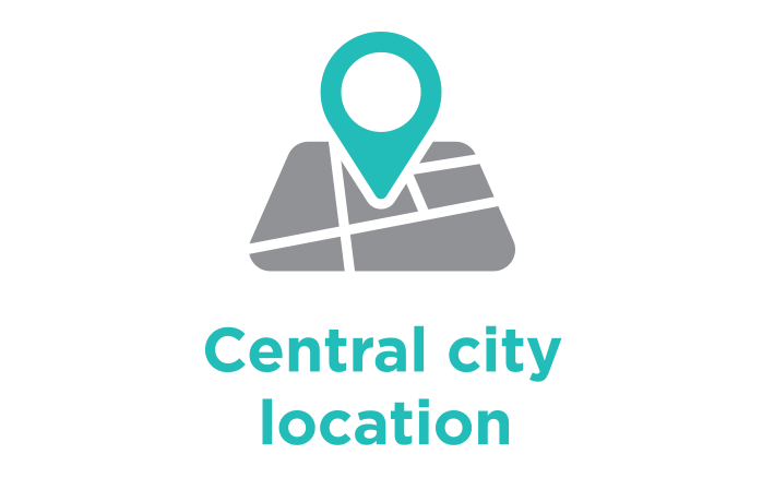 Central city location