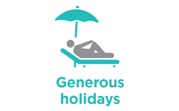 Generous holidays